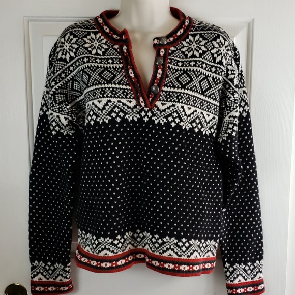 L.L. Bean Sweaters - L.L. Bean• S/M sweater vintage nordic 100% cotton